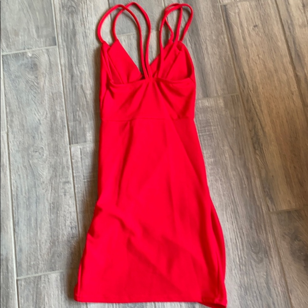 Mini Red Dress - Picture 2 of 2